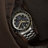  Shop Authentic Seiko Prospex Speedtimer Solar Chronograph Black Dial Silver Steel Strap Watch for Men - SSC941 - Luxxuri