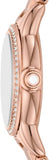 Emporio Armani Mia Mother of Pearl Dial Rose Gold Steel Strap Watch for Women - AR11671
