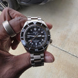  Shop Authentic Seiko Prospex Diver Scuba Automatic Blue Dial Silver Steel Strap Watch for Men - SBEJ021 - Luxxuri