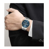  Shop Authentic Hugo Boss Avery Chronograph Blue Dial Silver Steel Strap Watch for Men - 1514158 - Luxxuri