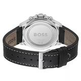  Shop Authentic Hugo Boss Troper Chronograph Black Dial Black Leather Strap Watch for Men - 1514055 - Luxxuri