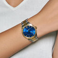  Shop Authentic Versace Hellenyium Quartz Blue Dial Two Tone Steel Strap Watch for Women - VE2S00522 - Luxxuri