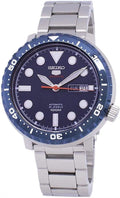  Shop Authentic Seiko 5 Sports Automatic Blue Dial Silver Steel Strap Watch for Men - SRPC63J1 - Luxxuri