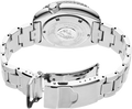 Seiko US Special Edition Automatic Green Dial Silver Steel Strap Watch for Men - SRPH57