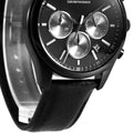 Shop Authentic Emporio Armani Antonio Chronograph Black Dial Black Leather Strap Watch for Men - AR11583 - Luxxuri