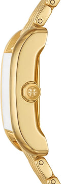 Tory Burch Eleanor White Dial Gold Steel Strap Watch for Women - TBW1060
