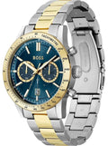  Shop Authentic Hugo Boss Allure Chronograph Blue Dial Two Tone Steel Strap Watch for Men - 1514163 - Luxxuri