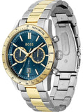  Shop Authentic Hugo Boss Allure Chronograph Blue Dial Two Tone Steel Strap Watch for Men - 1514163 - Luxxuri