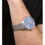  Shop Authentic Hugo Boss Avery Chronograph Blue Dial Silver Steel Strap Watch for Men - 1514158 - Luxxuri