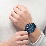  Shop Authentic Hugo Boss Admiral Chronograph Blue Dial Blue Nylon Strap Watch for Men - 1513919 - Luxxuri
