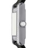  Shop Authentic Emporio Armani Classic Crystals Silver Dial Black Leather Strap Watch for Women - AR11660 - Luxxuri