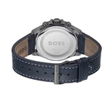  Shop Authentic Hugo Boss Troper Chronograph Blue Dial Blue Leather Strap Watch for Men - 1514056 - Luxxuri