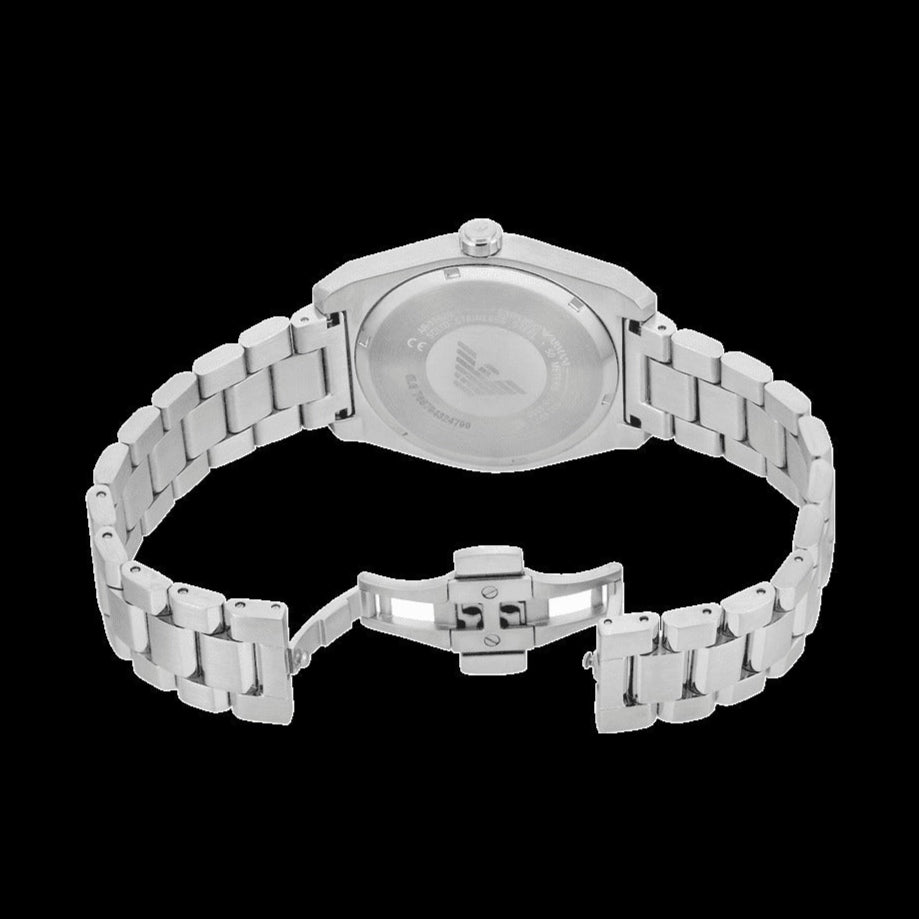  Shop Authentic Emporio Armani Frederico Analog Blue Dial Silver Steel Strap Watch for Men - AR11620 - Luxxuri