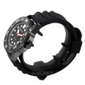Citizen Mechanical Automatic Black Dial Black Rubber Strap Watch for Men - NJ0125-11E