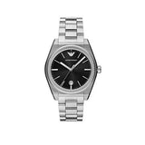  Shop Authentic Emporio Armani Frederico Analog Black Dial Silver Steel Strap Watch for Men - AR11622 - Luxxuri