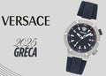  Shop Authentic Versace Greca Diver Quartz Blue Dial Blue Rubber Strap Watch for Men - VE8G00124 - Luxxuri