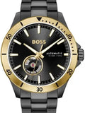  Shop Authentic Hugo Boss Troper Chronograph Automatic Black Dial Black Steel Strap Watch for Men - 1514203 - Luxxuri