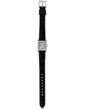  Shop Authentic Emporio Armani Classic Crystals Silver Dial Black Leather Strap Watch for Women - AR11660 - Luxxuri