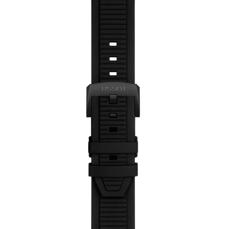 Tissot T-Race Chronograph Black Dial Black Rubber Strap Watch for Men - T141.417.37.061.00