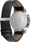  Shop Authentic Hugo Boss Integrity Chronograph Black Dial Black Leather Strap Watch for Men - 1513777 - Luxxuri