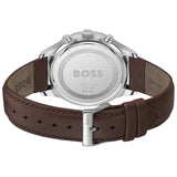  Shop Authentic Hugo Boss Avery Chronograph Grey Dial Brown Leather Strap Watch for Men - 1514155 - Luxxuri