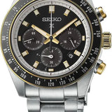  Shop Authentic Seiko Prospex Speedtimer Solar Chronograph Black Dial Silver Steel Strap Watch for Men - SSC941 - Luxxuri