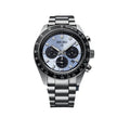 Seiko Prospex Speedtimer 41.4 Solar Chronograph Blue Dial Silver Steel Strap Watch for Men - SSC935