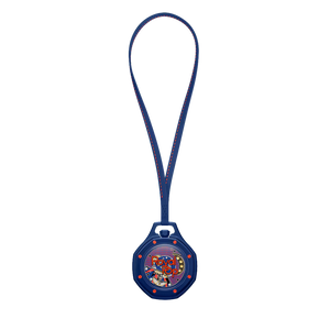 Swatch x AP Royal Pop Blue Dial Blue Leather Lanyard Watch for Men - Orenji Hachi