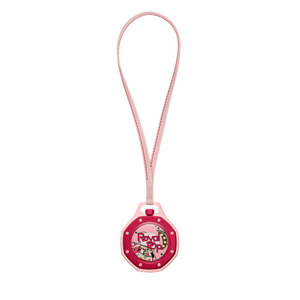 Swatch x AP Royal Pop Pink Dial Pink Leather Strap Watch for Women - Otto Rosso