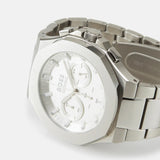  Shop Authentic Hugo Boss Taper Chronograph White Dial Silver Steel Strap Watch for Men - 1514087 - Luxxuri