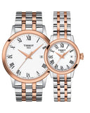 Tissot T Classic Dream Quartz White Dial Two Tone Steel Strap Watch for Men - T129.410.22.013.00