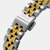  Shop Authentic Versace Hellenyium Quartz Blue Dial Two Tone Steel Strap Watch for Women - VE2S00522 - Luxxuri