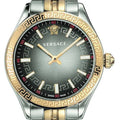 Shop Authentic Versace Hellenyium Grey Dial Two Tone Steel Strap Watch for Women - VEHU00520 - Luxxuri