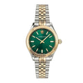  Shop Authentic Versace Hellenyium Quartz Green Dial Two Tone Steel Strap Watch for Women - VEHU00420 - Luxxuri