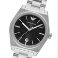  Shop Authentic Emporio Armani Frederico Analog Black Dial Silver Steel Strap Watch for Men - AR11622 - Luxxuri
