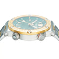  Shop Authentic Versace Greca Logo Diver Quartz Green Dial Two Tone Steel Strap Watch for Men - VE8G00524 - Luxxuri