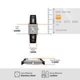  Shop Authentic Emporio Armani Classic Crystals Silver Dial Black Leather Strap Watch for Women - AR11660 - Luxxuri