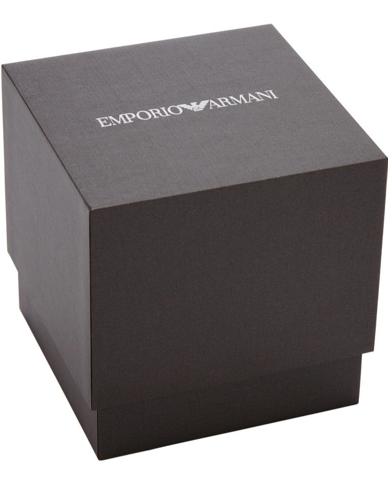  Shop Authentic Emporio Armani Classic White Dial Green Leather Strap Watch for Women - AR11661 - Luxxuri