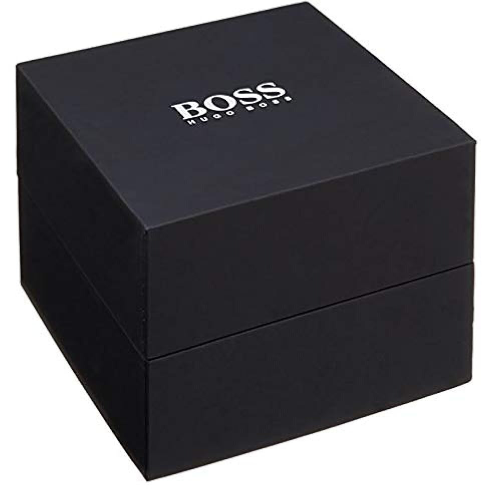 Hugo Boss Integrity Chronograph Black Dial Black Leather Strap Watch for Men - 1513777