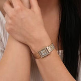  Shop Authentic Emporio Armani Genni Crystals Gold Dial Gold Steel Strap Watch for Women  - AR11663 - Luxxuri