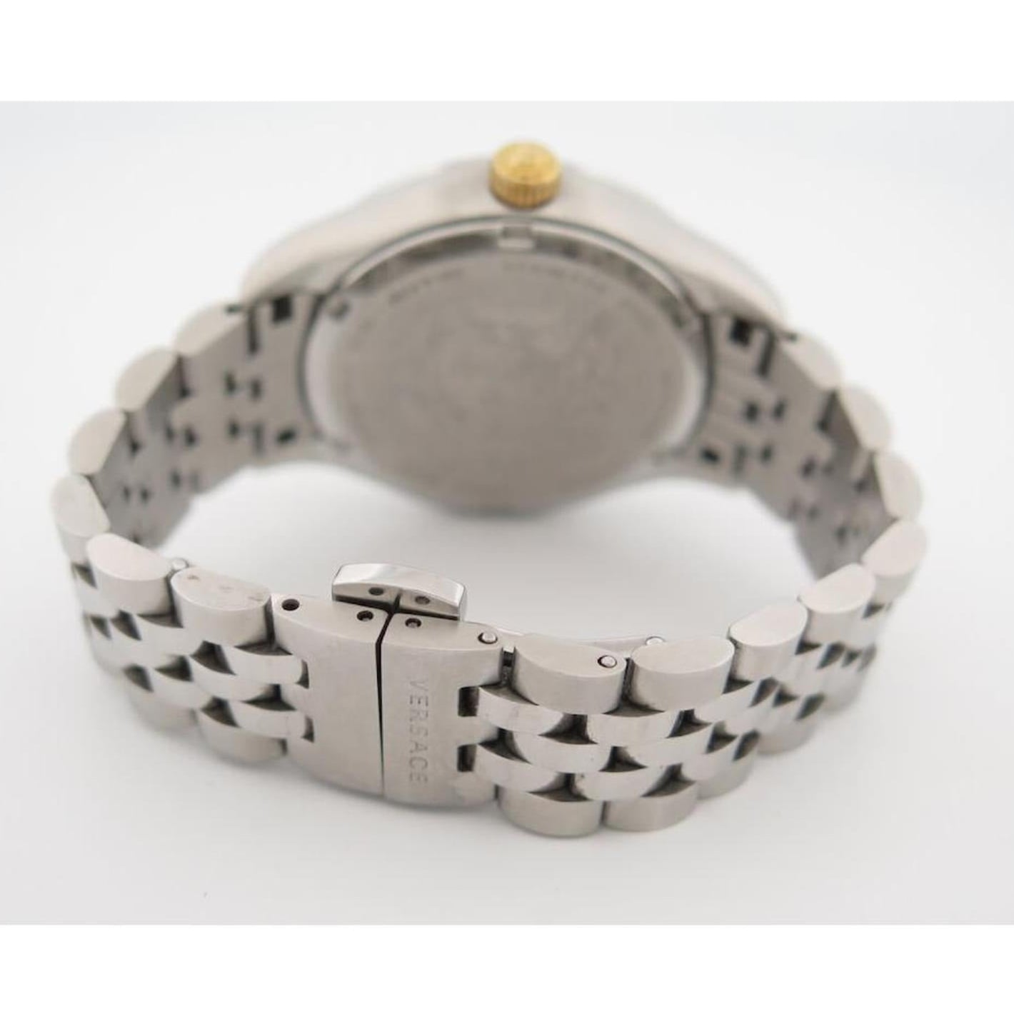  Shop Authentic Versace Hellenyium Quartz Silver Dial Silver Steel Strap Watch for Women - VE2S00322 - Luxxuri