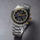  Shop Authentic Seiko Prospex Speedtimer Solar Chronograph Black Dial Silver Steel Strap Watch for Men - SSC941 - Luxxuri