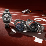  Shop Authentic Seiko Prospex Speedtimer Solar Chronograph Silver Dial Silver Steel Strap Watch for Men - SSC911 - Luxxuri