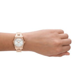  Shop Authentic Emporio Armani Federica Analog Mother of Pearl Dial Rose Gold Steel Strap Watch for Women - AR11558 - Luxxuri