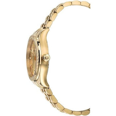  Shop Authentic Versace Virtus Quartz Gold Dial Gold Steel Strap Watch for Women - VEHU00720 - Luxxuri