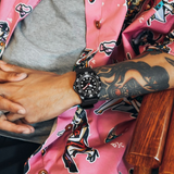 Citizen Mechanical Automatic Black Dial Black Rubber Strap Watch for Men - NJ0125-11E