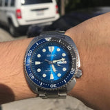  Shop Authentic Seiko Prospex Save The Ocean Diver's Automatic Blue Dial Silver Steel Strap Watch for Men - SRPD21J1 - Luxxuri