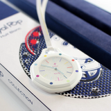 Swatch x AP Royal Pop White Dial White Leather Lanyard Watch for Men - Huit Blanc