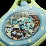 Swatch x AP Royal Pop Lime Green Dial Lime Lanyard Watch for Men - Blaue Acht