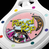 Swatch x AP Royal Pop White Dial Lanyard Watch for Men - Huit Blanc